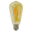 ¬[VZ8724] BOMBILLA LED V-TAC E27 ST64 6W FILAMENT 500LM 2200K