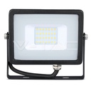 ¬[VZ878] PROYECTOR LED V-TAC 20W CHIP SAMSUNG 1600LM 100° COLOR NEGRO IP65 3000K