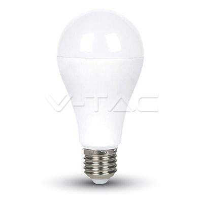 ¬[VZ8796] BOMBILLA LED 17W A65 Е27 TERMOPLÁSTICO BLANCO 6000K
