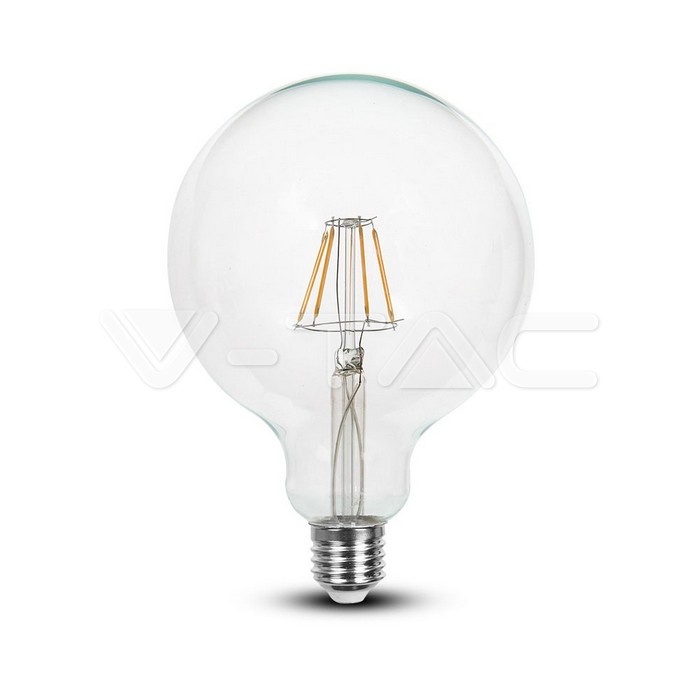 ¬[VZ8798] BOMBILLA LED V-TAC E27 G125 4W FILAMENT 320LM 2700K