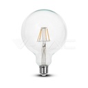 ¬[VZ8798] BOMBILLA LED V-TAC E27 G125 4W FILAMENT 320LM 2700K
