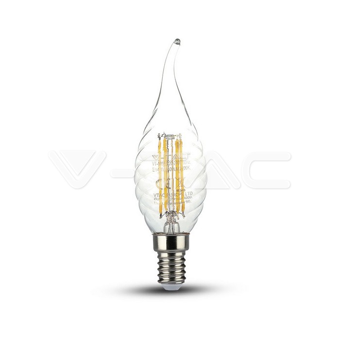 ¬[VZ8816] BOMBILLA LED V-TAC E27 A60 8W FILAMENT 800LM 4000K