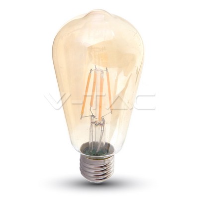 ¬[VZ8842] BOMBILLA LED V-TAC E27 ST64 8W FILAMENT 700LM 2200K