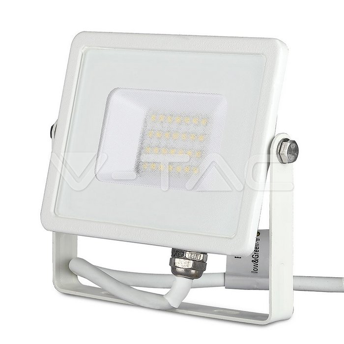 ¬[VZ886] PROYECTOR LED V-TAC 20W CHIP SAMSUNG 1600LM 100° COLOR BLANCO IP65 4000K