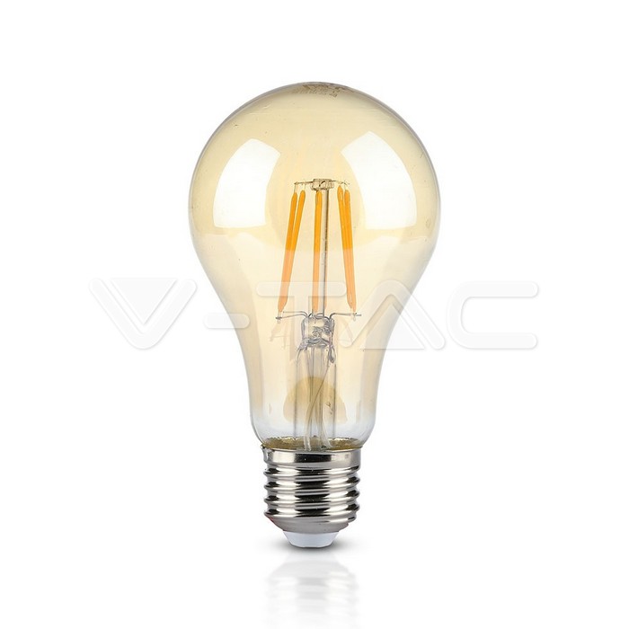 ¬[VZ8944] BOMBILLA LED V-TAC E27 A67 8W FILAMENT 720LM 300° 2200K