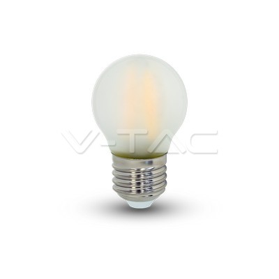 ¬[VZ8992] BOMBILLA LED 4W FILAMENTO E27 G45 ESCARCHA 4000K