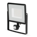 ¬[VZ942] PROYECTOR LED V-TAC 50W SMD 4000LM 100° COLOR NEGRO IP65 6400K