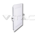 ¬[VZ9660] DOWNLIGHT LED 22W CUADRADO BLANCO EXCL. DRIVER 6000K