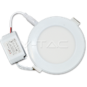 ¬[VZ9752] DOWNLIGHT LED 6W REDONDO CUERPO BLANCO 4500K