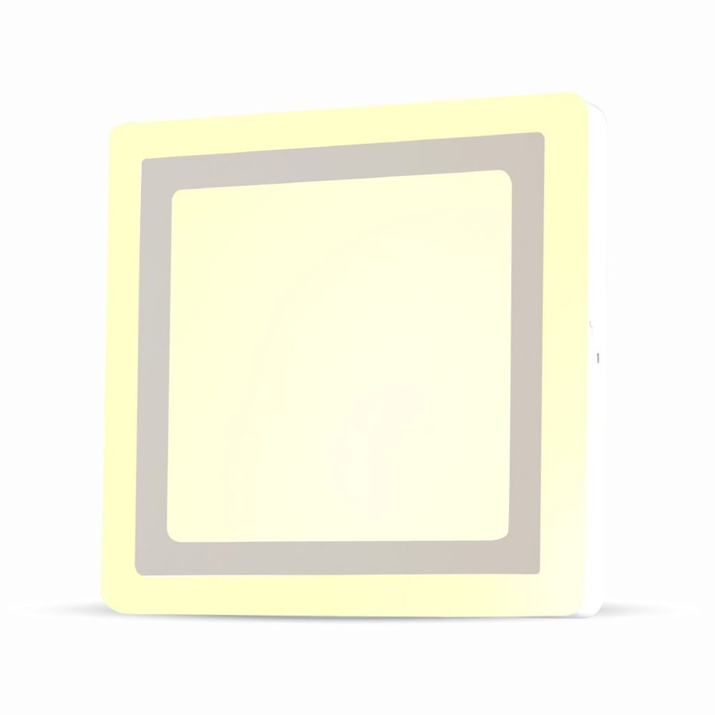 ¬[VZ9844] PLAFÓN LED 8W CUADRADO EMC+CR80 3000K