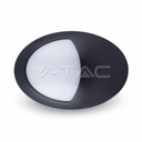 ¬[VZ9944] PLAFÓN LED 12W ÓVALO CUERPO NEGRO IP66 4000K
