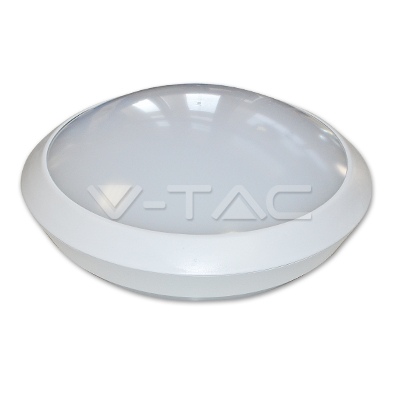 ¬[VZ9970] PLAFÓN LED 12W FULL REDONDO CON SENSOR CUERPO BLANCO IP54 6000K