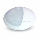 ¬[VZ9972] PLAFÓN LED 12W HALF REDONDO CUERPO BLANCO IP66 4000K