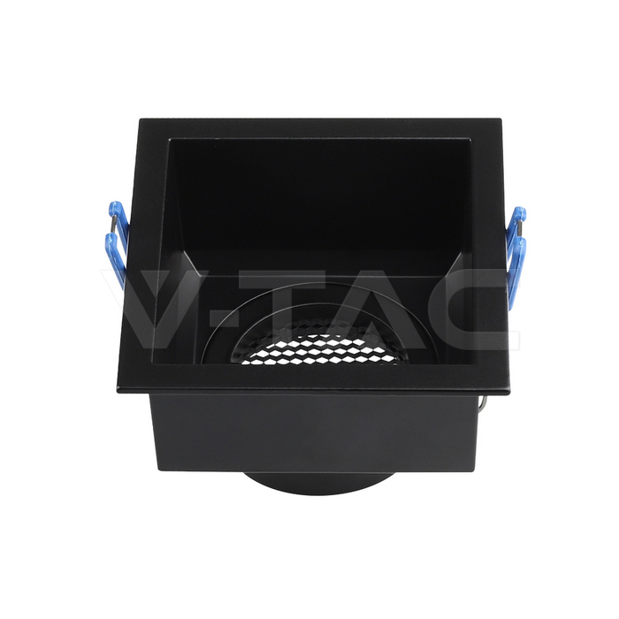 [VQ226237641] ARO PARA GU10 CUADRADO CUERPO NEGRO CON ANTIDESLUMBRANTE TIPO PANAL