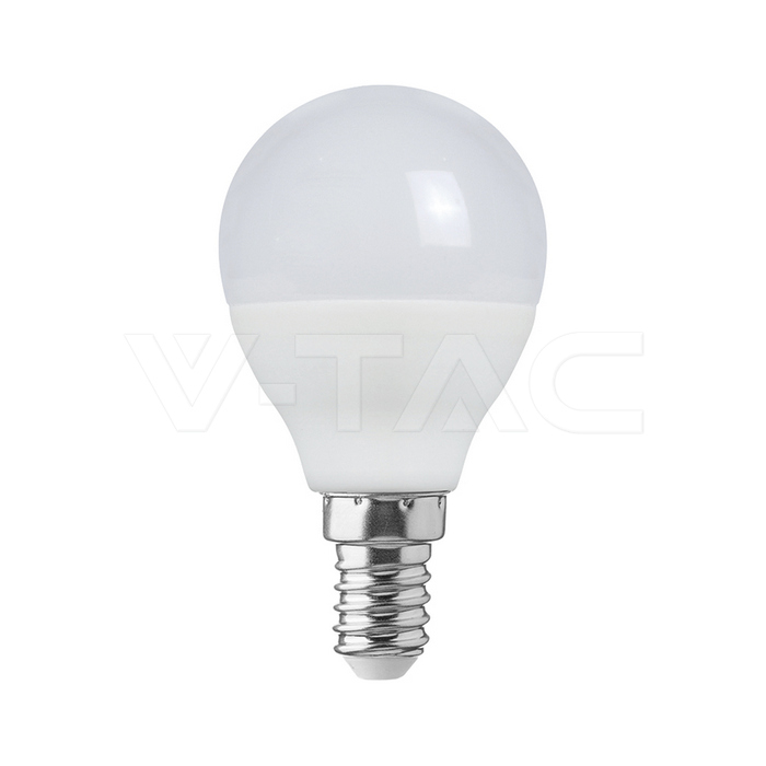 [VQ226240191] BOMBILLA LED V-TAC E14 P45 6,5W SMD 600LM 180° 4000K