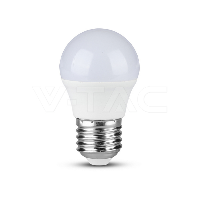 #[VQ226238791] BOMBILLA LED V-TAC E27 G45 6,5W SMD 600LM 180° 45X80MM 4000K
