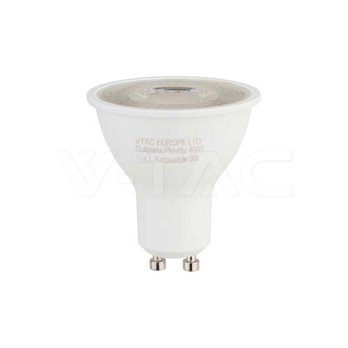 [VQ226238811] BOMBILLA LED V-TAC GU10 PAR16 7,5W SMD 610LM 38° 50X55MM 4000K