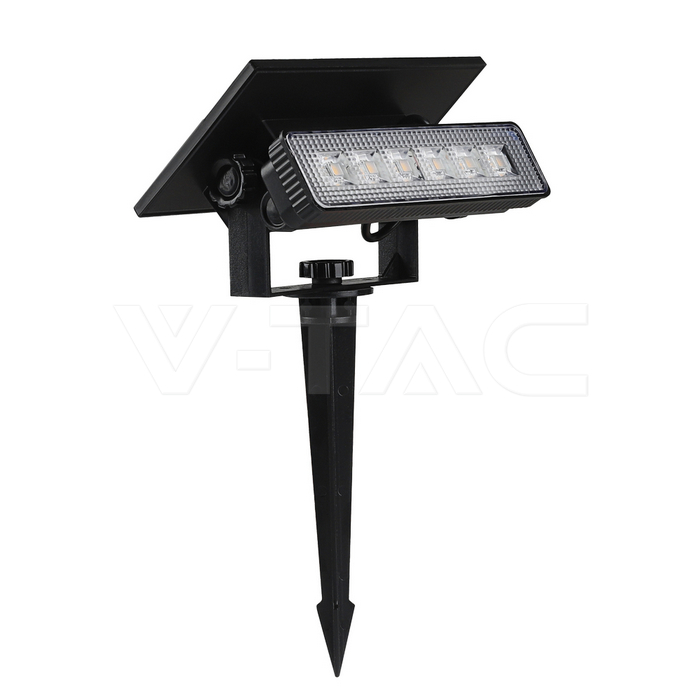 [VQ226237571] PIQUETA LED SOLAR 0.9W CUERPO NEGRO IP65 3000K