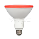 @[VZ8838] BOMBILLA LED V-TAC E27 PAR38 15W SMD 1200LM 30° ROJO