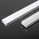#[VQ226103211] PERFIL DE ALUMINIO DE SUPERFICIE V-TAC COLOR ALUMINIO DIFUSOR OPAL 2000X17.4X7MM