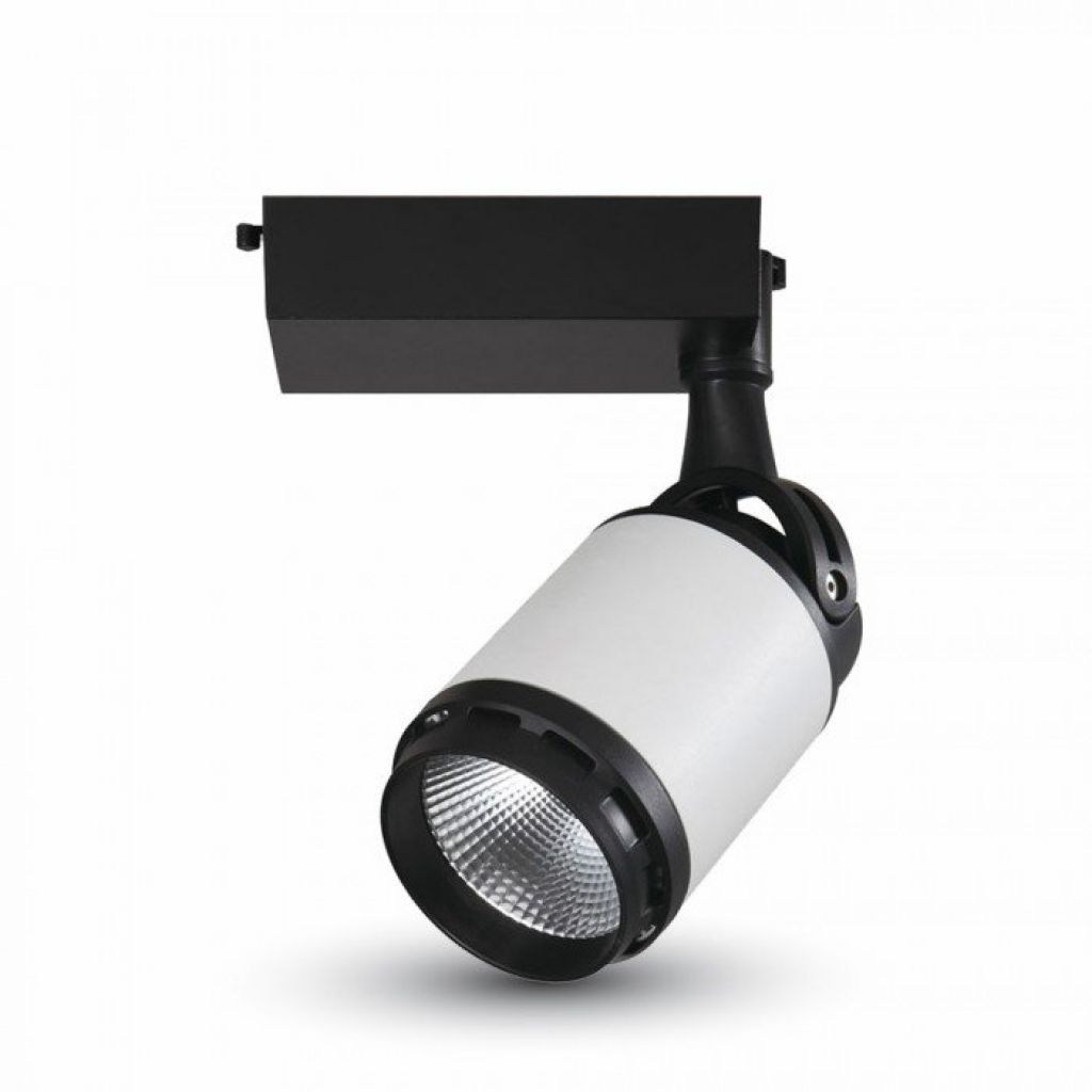 [VQ22613401] FOCO DE CARRIL LED 35W MONOFÁSICO CUERPO NEGRO&BLANCO  6000K