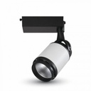 [VQ22613401] FOCO DE CARRIL LED 35W MONOFÁSICO CUERPO NEGRO&BLANCO  6000K