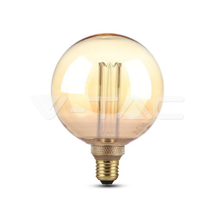 ¬[VZ14950] BOMBILLA LED V-TAC E27 G125 4W FILAMENT 200LM 1800K