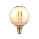 ¬[VZ14950] BOMBILLA LED V-TAC E27 G125 4W FILAMENT 200LM 1800K
