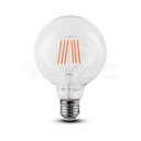 #[VZ584] BOMBILLA LED V-TAC E27 G125 6W CHIP SAMSUNG 806LM 2700K