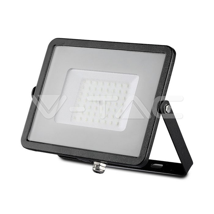 ¬[VZ814] PROYECTOR LED V-TAC 50W CHIP SAMSUNG 4000LM COLOR NEGRO IP65 4000K