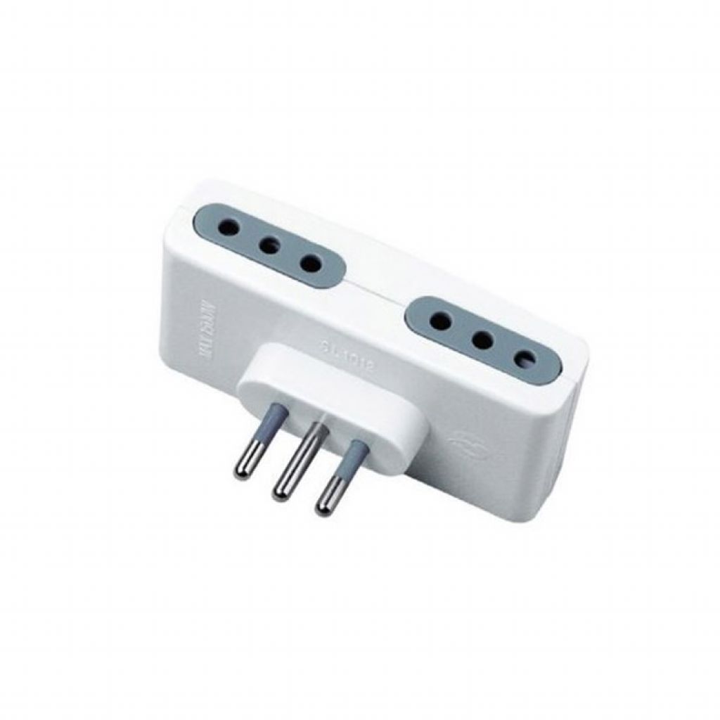 [VQ22687251] ADAPTADOR DE REGLETA V-TAC CON 4 ENCHUFES ITALIANOS DE 10 A, COLOR BLANCO
