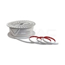 [VQ226237211] TIRA LED V-TAC AC 220-240V 12.5W COB 286LED/M 1100LM/M PCB 8MM CRI>80 IP65 3000K (ROLLO DE 50M. ROLL)