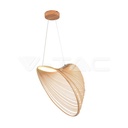 [VQ226233691] LÁMPARA COLGANTE LED DE DISEÑO 10W MADERA 3000K D600