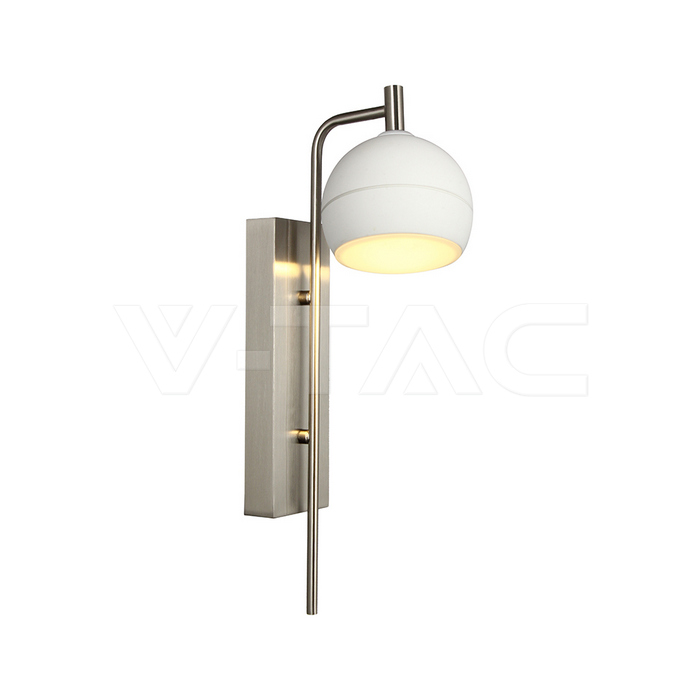 [VQ226241281] Lámpara LED de diseño de pared 10W níquel+blanco L250*W80*H30mm 3000K