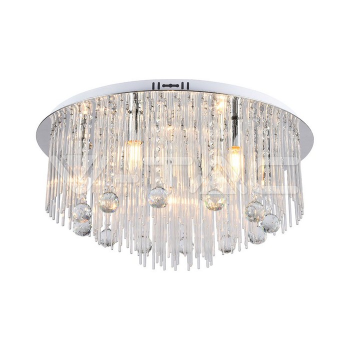 [VQ226233601] LÁMPARA LED DE DISEÑO DE TECHO CUERPO DE LUZ DE CRISTAL D600 E14