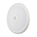 [VQ226234181] PLAFÓN LED 12W SENSOR CHIP SAMSUNG CUERPO BLANCO CCT