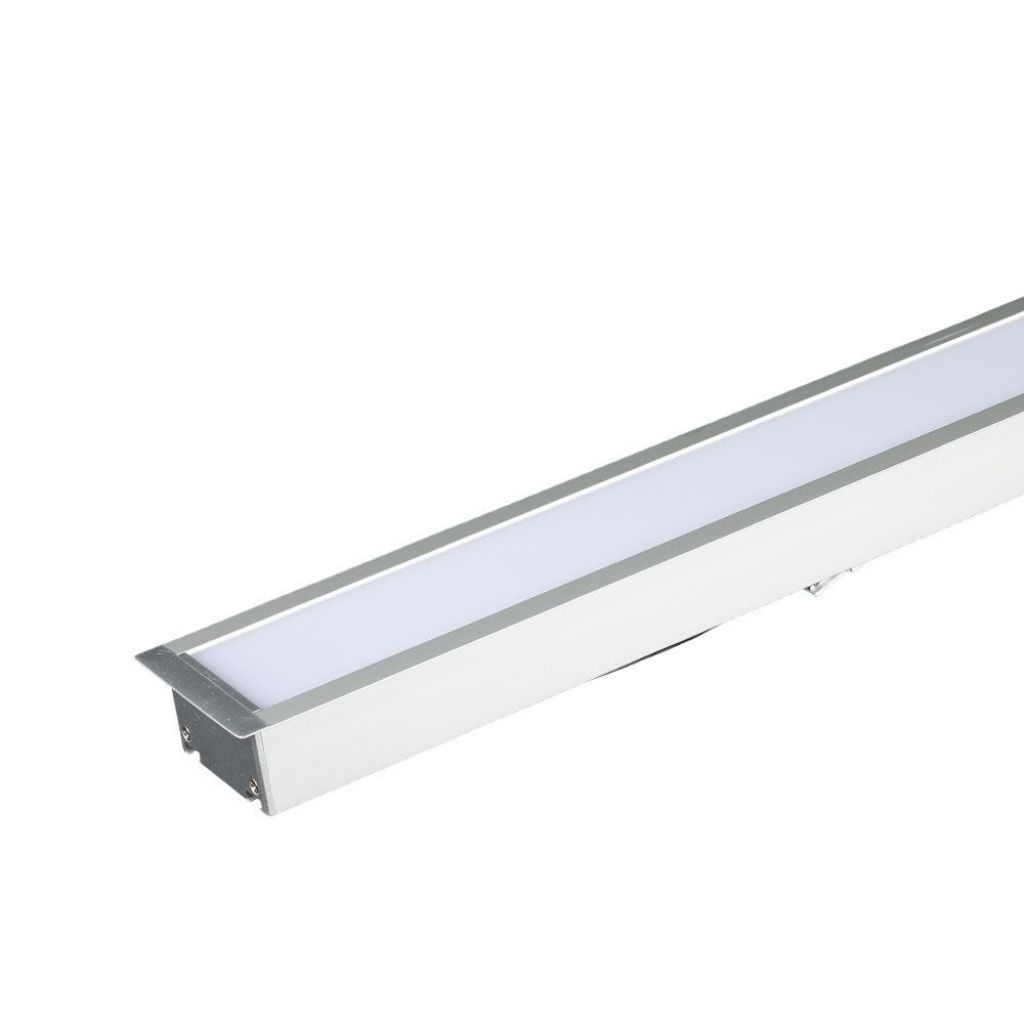 [VQ2266031] LUMINARIAS LINEALES PARA EMPOTRAR LED 40W CHIP SAMSUNG COLOR PLATA 6400K