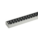 [VQ2266071] LUMINARIAS LINEALES PARA MONTAJE SUSPENDIDO LED 60W CHIP SAMSUNG NO ENLAZABLES COLOR PLATA 4000K
