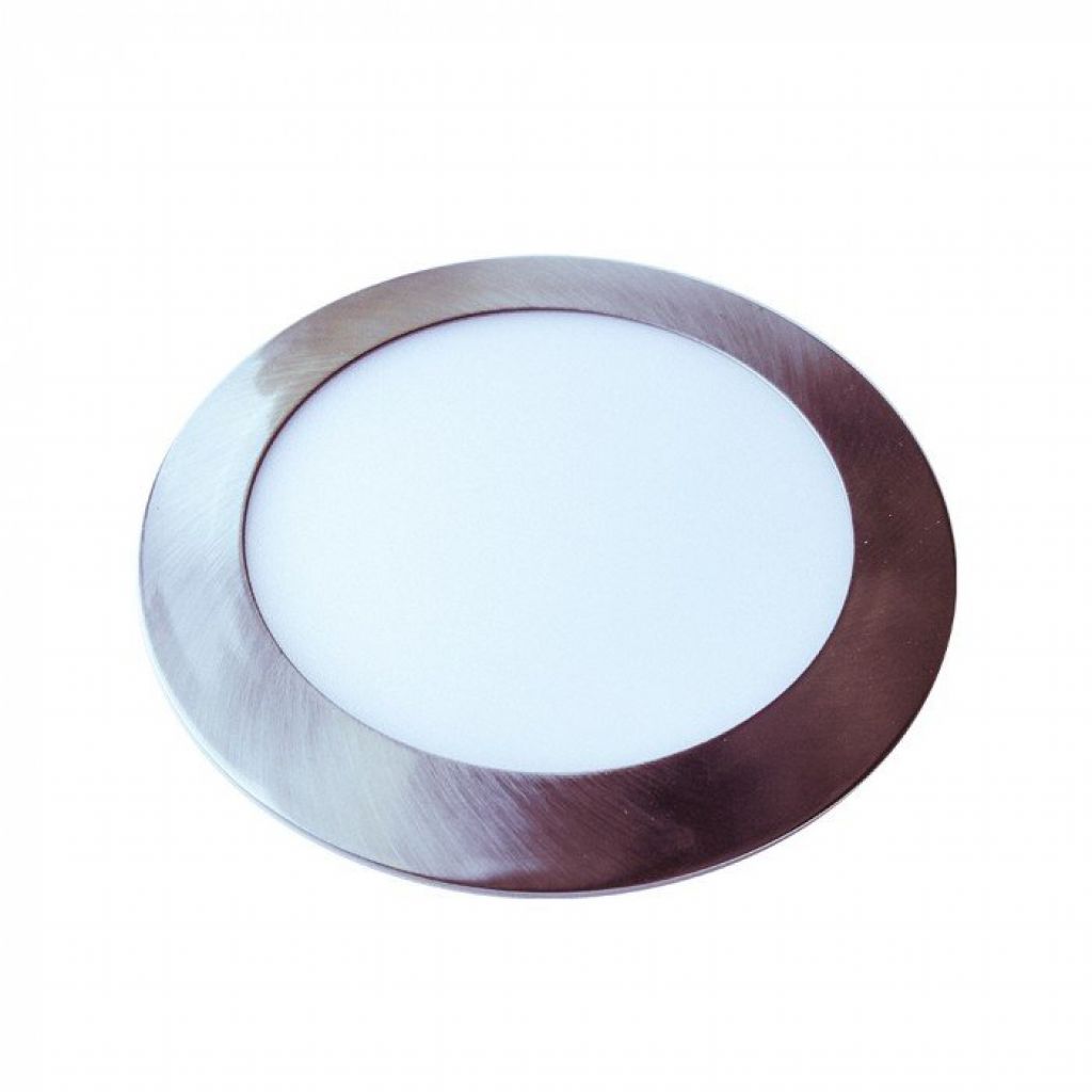 [VQ22663551] DOWNLIGHT LED 24W SLIM NÍQUEL SATINADO REDONDO 3000K
