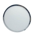 [VQ22663641] DOWNLIGHT LED 12W DE SUPERFICIE SLIM CROMO CUERPO REDONDO 3000K