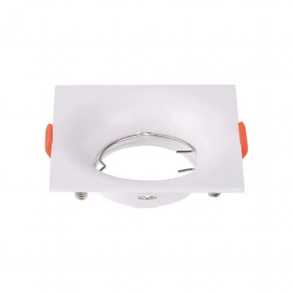 [VQ22666341] ARO PARA GU10 CUADRADO BLANCO
