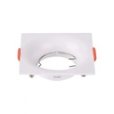 [VQ22666341] ARO PARA GU10 CUADRADO BLANCO