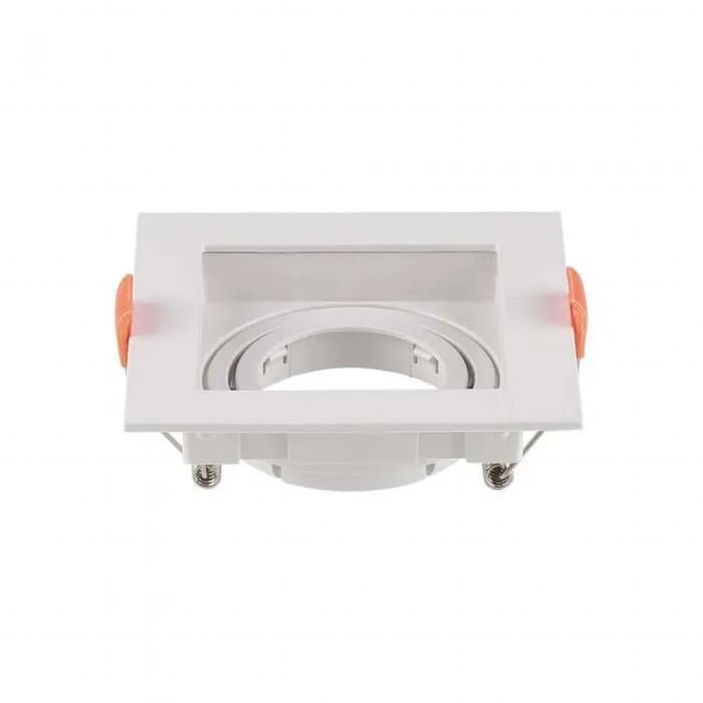 [VQ22666561] ARO PARA GU10 CUADRADO BLANCO