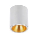 [VQ22666901] APLIQUE DE TECHO CON ARO GU10 MONTAJE DE SUPERFICIE BLANCO REDONDO