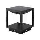 [VQ22668051] BALIZA SOLAR LED 2W CUERPO CON SENSOR  NEGRO 3000K