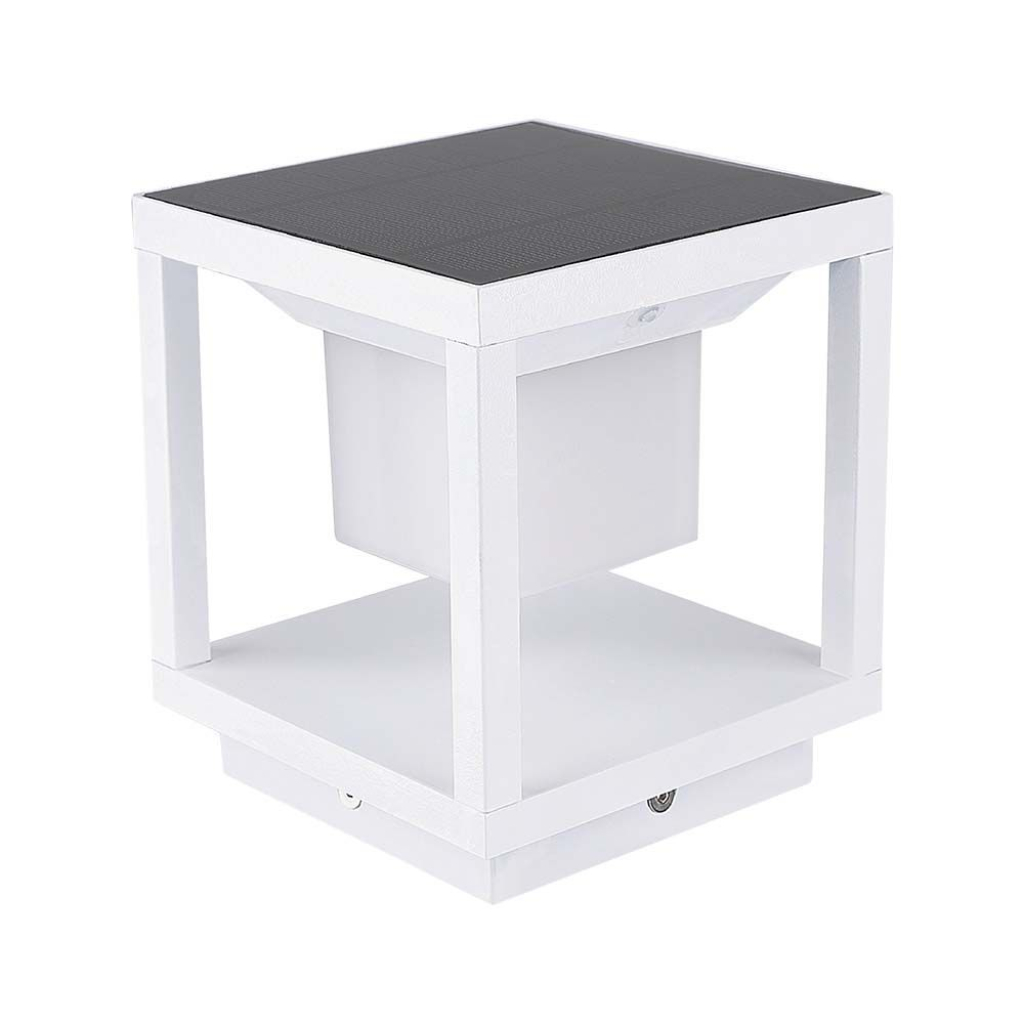 [VQ22668061] BALIZA SOLAR LED CUERPO CON SENSOR BLANCO 3000K