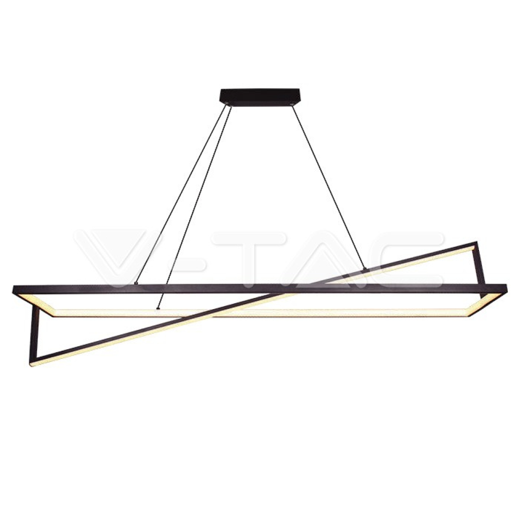 [VQ22669061] LÁMPARA COLGANTE LED 45W DE DISEÑO TRIAC REGULABLE NEGRA 3000K