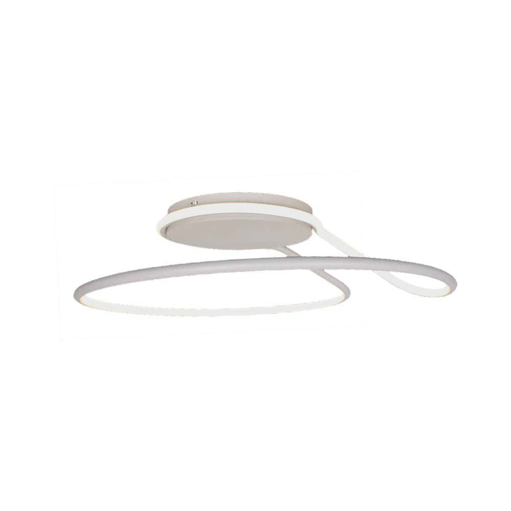 [VQ22669241] LÁMPARA DE TECHO DE DISEÑO LED 54W TRIAC REGULABLE CUERPO BLANCO REDONDO 4000K