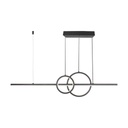 [VQ22669351] LÁMPARA DE TECHO COLGANTE DE DISEÑO LED 17W NEGRA CCT