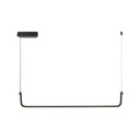 [VQ22669391] LÁMPARA DE TECHO COLGANTE DE DISEÑO LED 12W NEGRA 4000K